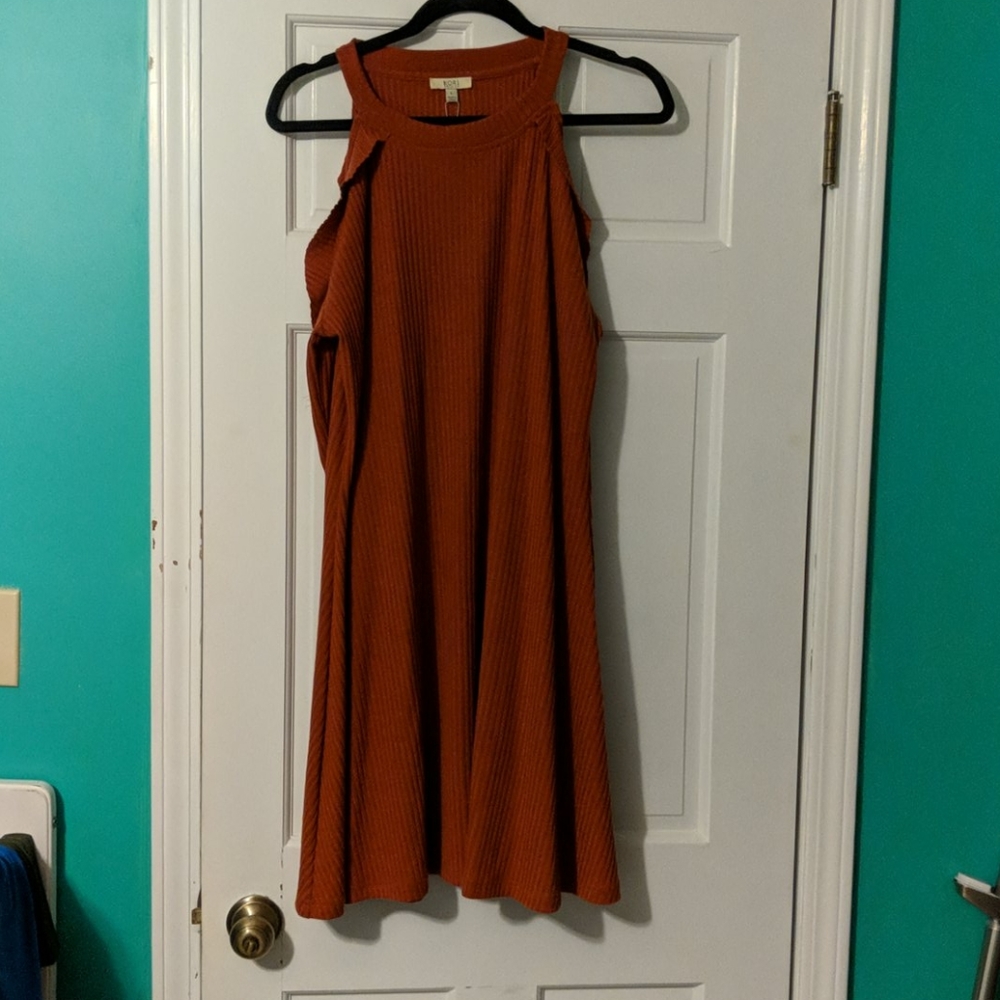 Sweater dress.